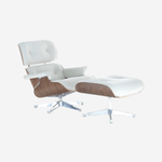 Eames Lounge Chair & Ottoman - Walnut Wood | Chocolate Brown