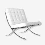 Dark Grey Barcelona Chair - Classic Replica