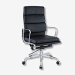 Eames Style Soft Pad - Black Office Chair EA 219  for Superior Comfort