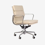 Tan Brown EA117 Soft Pad Low Back Office Chair Sale - Ergonomic Comfort for Your Workspace