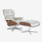 Charles and Ray Eames Lounge Chair & Ottoman - Rosewood & Tan Brown