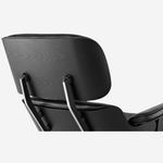 Charles Eames Lounge Chair Replica - Ebony Ash Wood | Black Leather