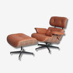 Eames Lounge Chair & Ottoman - Walnut Wood | Chocolate Brown