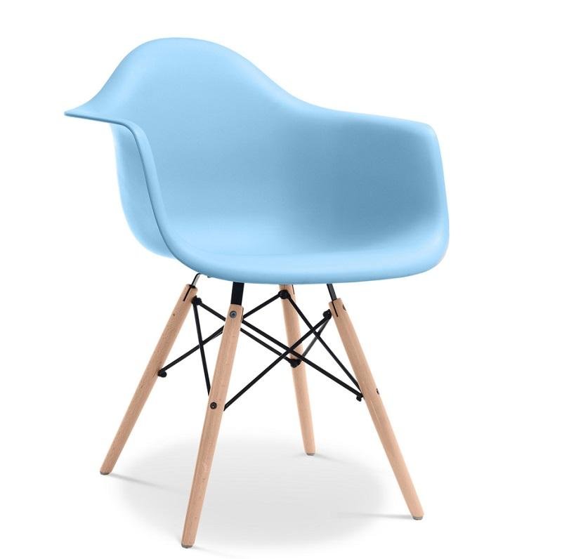 Eames Dining Arm Chair - DAW | Light Blue - Modern & Styliish