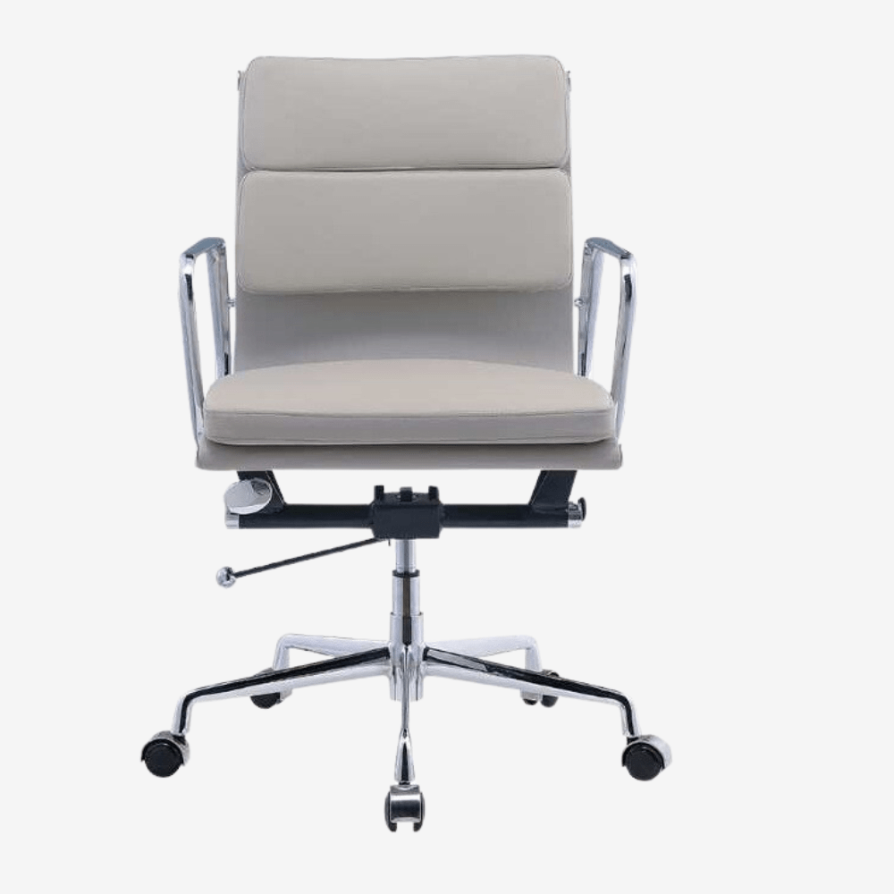 Light Grey Eames Soft Pad Office Chair EA 217 - Ergonomic