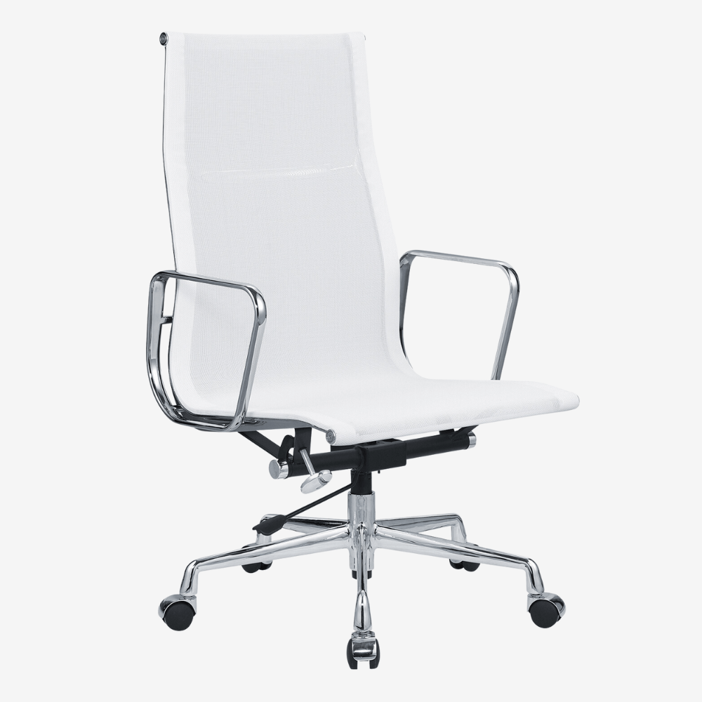 Eames High Back Mesh Office Chair White | Premium EA 119